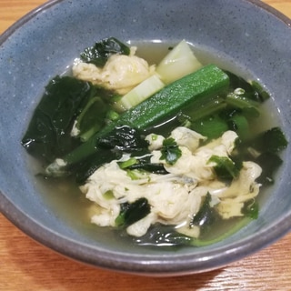 野菜卵スープ